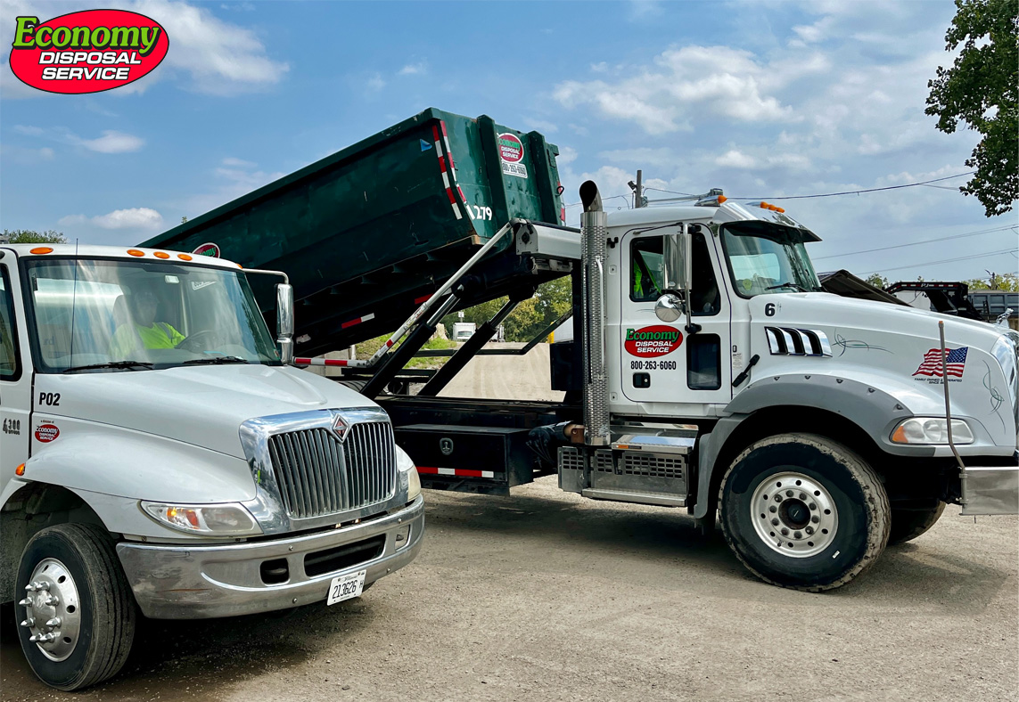 EconomyDisposal's tweet photo. Decluttering? Renovating? Building new? Having access to a dumpster removes the guesswork and gives you space to manage waste all in one spot. Contact us today to book yours! https://t.co/fGdJ0SurNe #DumpsterRental https://t.co/qLIFInmtx6