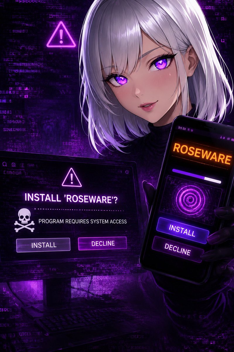 GoddessRoseOwO's tweet photo. ROSEWARE ready to install. 💾💖

One click and i take full control~🥰

No escape. No uninstall. Your device will be nothing but a shrine to my ass.✨

⁠♡ and ⟳ to begin the process of Rose-ifying your devices…  don’t fight it, just submit.💋 https://t.co/vSqF4mHIxu