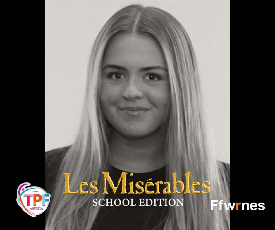 TPFWales's tweet photo. 🎭 CAST ANNOUNCEMENT 🎭

@TPFWales is proud to present our 20th Anniversary Production of ✨ Les Misérables: School Edition ✨ at the Ffwrnes Theatre. @TheatrauSirGar 

We are delighted to announce that playing the role of Fantine is the talented Libby Rees! 👏 https://t.co/Uu41M8PV3b