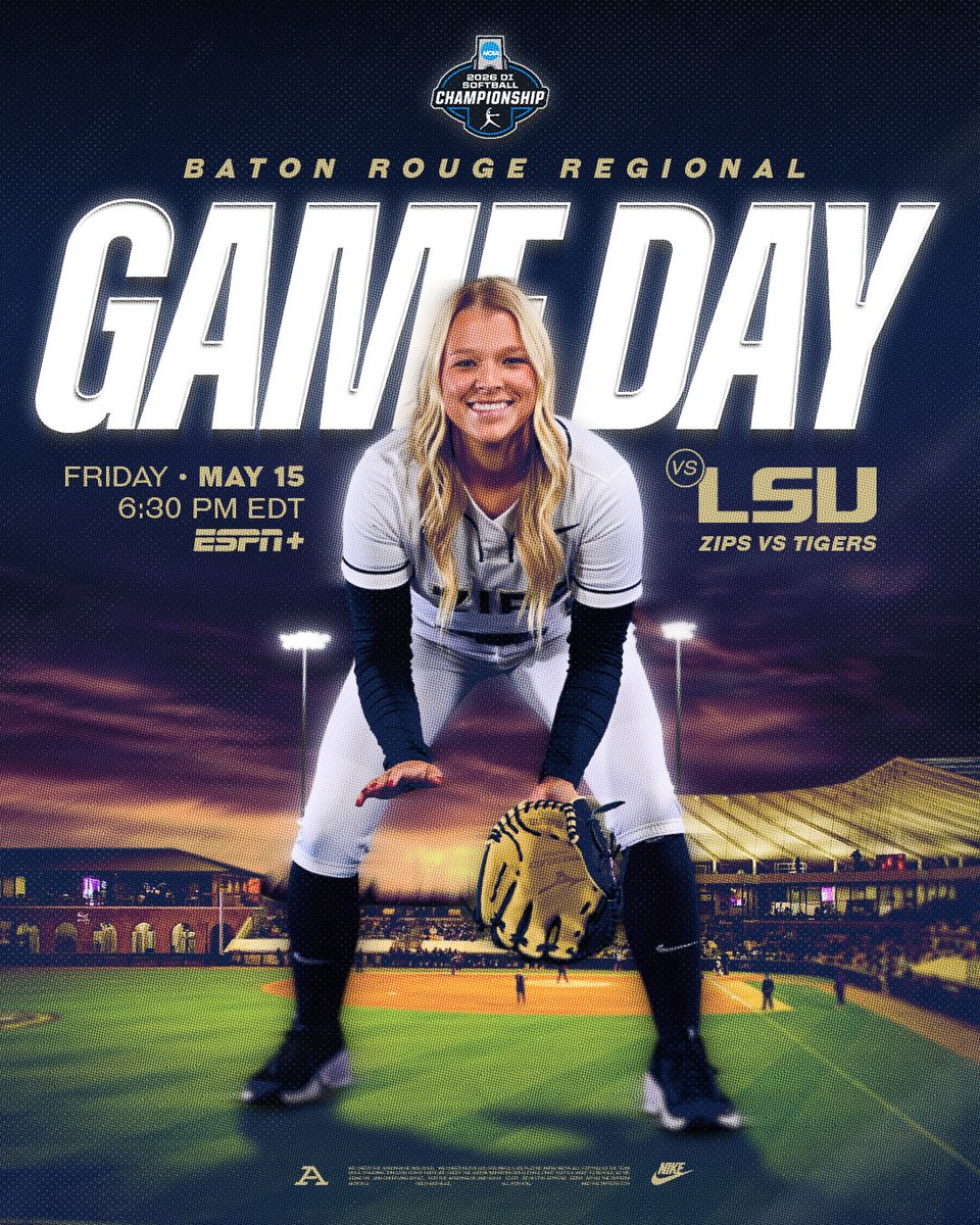 ZipsSB's tweet photo. Next Chapter:  NCAA GAME DAY🥎

#GoZips🦘 https://t.co/FxLsepb0yw