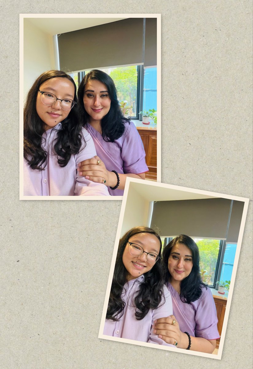 gkeren09's tweet photo. On Fridays we wear lilac 🪻

Coincidental twinning with Hon’ble Member of Parliament @BansuriSwaraj ma’am. 🤭

#BJP4ViksitBharat #ViksitDelhi @BJP4Delhi @BJP4India https://t.co/YoRBT6iJoj