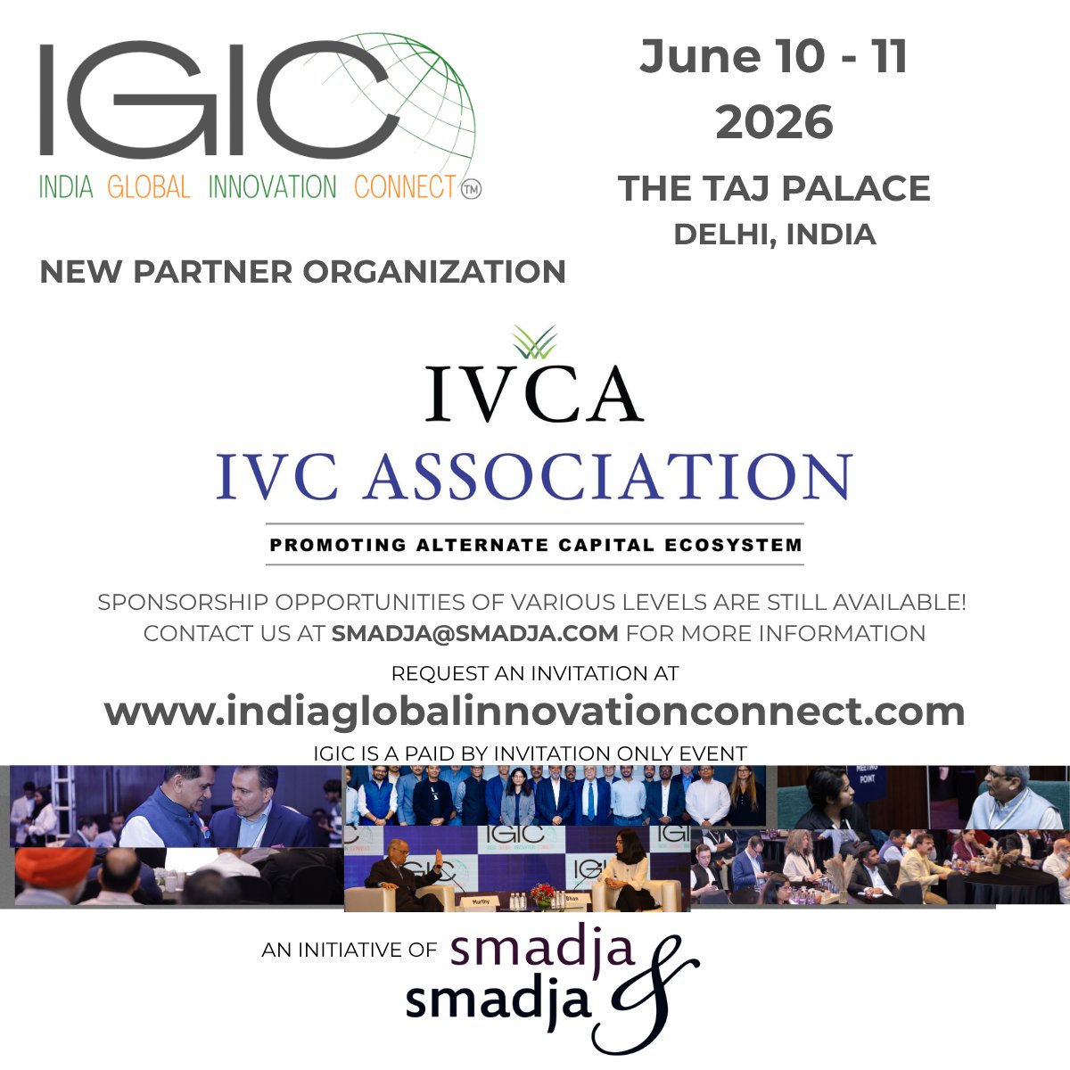 InInIn3I's tweet photo. IGIC 2026 takes place at The Taj Palace, Delhi, June 10 -11 2026
Event website here: https://t.co/l0jGFUawhh 

Seats are limited - sign up now! 
Ask about our special group rates! 
Sponsorship opportunities are still available! https://t.co/yyKKnhM7SV