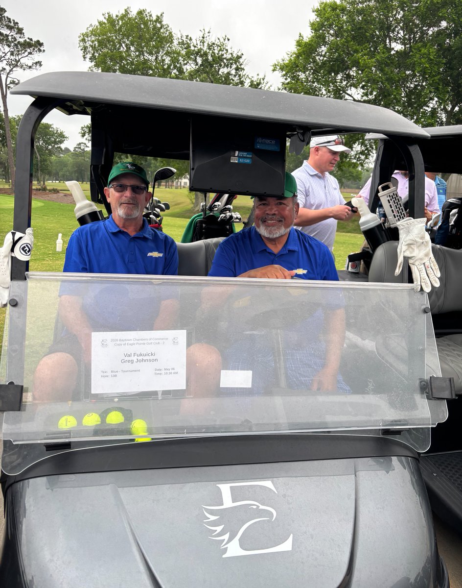 RonCraftBaytown's tweet photo. Swapping the showroom for the golf course ⛳️ Shoutout to the Ron Craft team for a great day out! https://t.co/BLcHkN040U