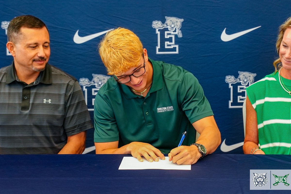 EHSBaseball8's tweet photo. Congratulations to Brady Cavanaugh on signing today to continue his academic &amp; athletic career at the next level with the Shelton State Buccaneers! | #GoCats | #GoBucs | #RecruitTheE https://t.co/W26Xbg8hEP