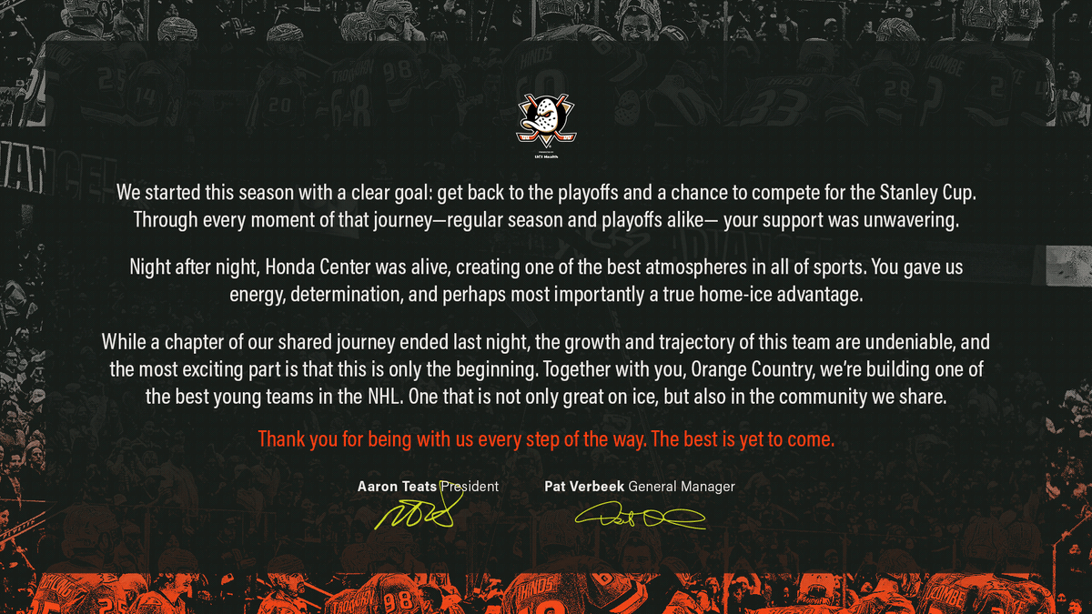 Anaheim Ducks tweet media