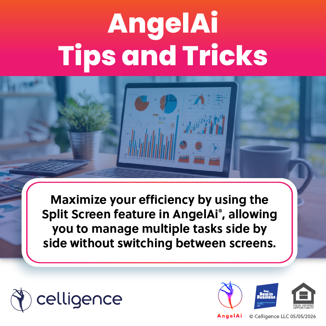 CelligenceTech's tweet photo. 💡 Want to do more in less time? 

With AngelAi’s Split Screen feature, you can effortlessly view and interact with multiple tasks at once—no more toggling between screens. 📱

🚀 Try it today and boost your productivity with AngelAi.

@angelai_com 

AngelAi is a registered trademark of Celligence LLC.