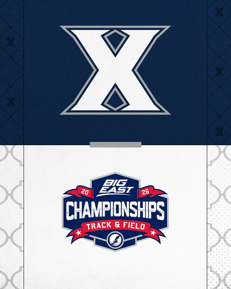 XavierXCTF's tweet photo. Running events at the BIG EAST Outdoor Championships get underway this afternoon!

⏰: 2 PM
📍: Storrs, Conn.
🏟️: Sherman Family Sports Complex
📺: ESPN+
🔗: https://t.co/aDwSl4BxvA
📊: https://t.co/uUVNYDRrTS

#LetsGoX https://t.co/alIOaflyFe