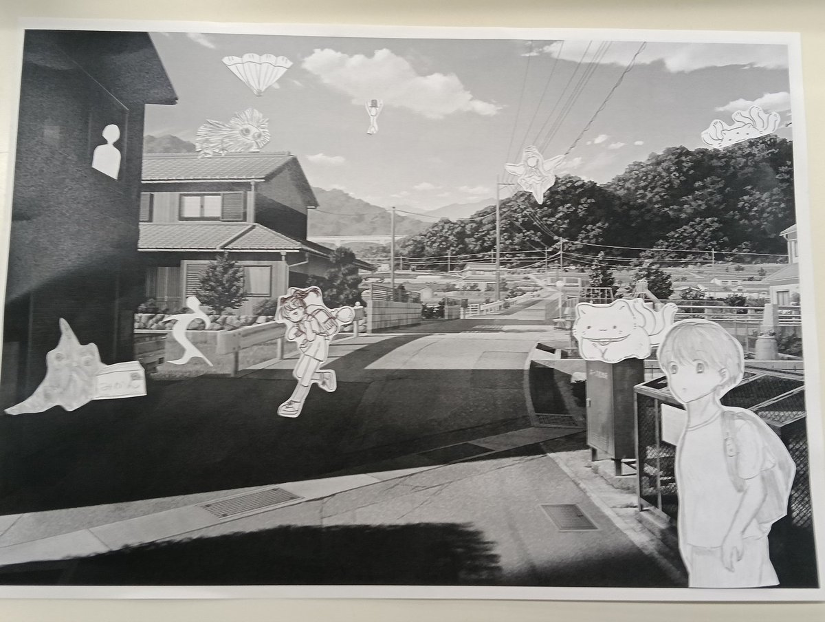 rits_rbm's tweet photo. 本日の部会は背景に絵を描きたしました！！みんな個性があって良き✨
 #漫研 https://t.co/h55Nef7hxh