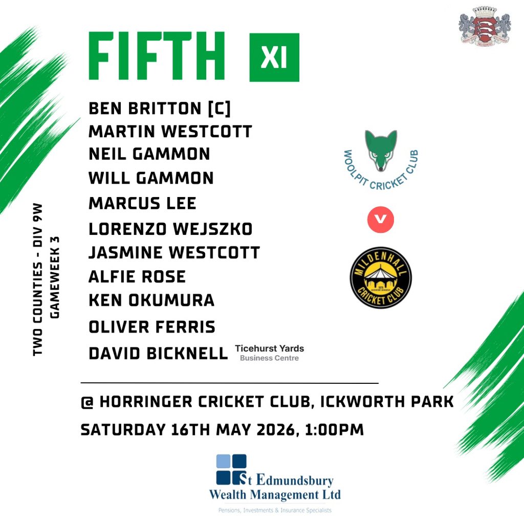 Woolpit CC tweet media