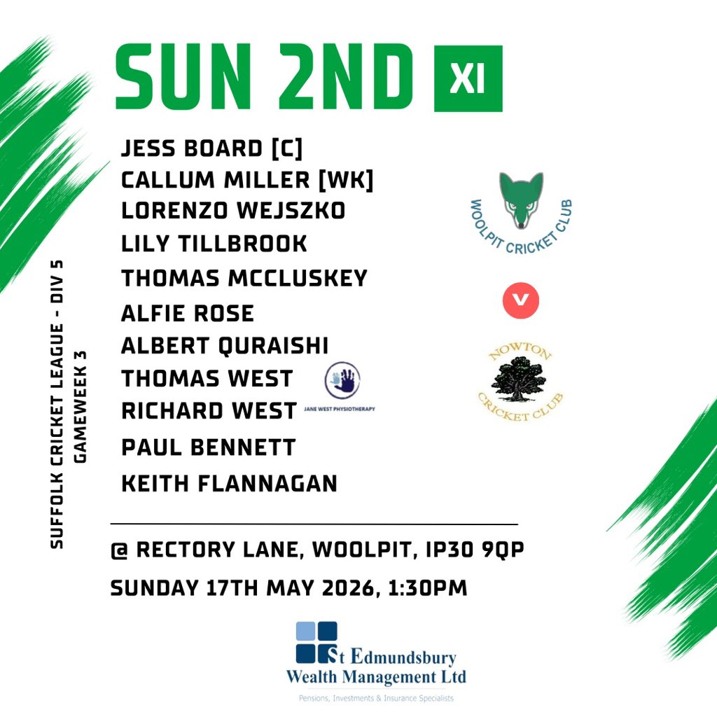 Woolpit CC tweet media