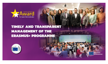EplusCatEdu's tweet photo. 📢Nominat el projecte “Gestió oportuna i transparent del programa Erasmus+” al Premi Europeu a la Bona Administració! 👉un reconeixement a la xarxa #ErasmusPlus i al treball col·laboratiu entre països participants.
🗳️Vota "projecte 36" fins🗓️15 juny
🔗https://t.co/2rNwyWvM9J https://t.co/wF84vB5URh