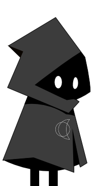 henrystephdev's tweet photo. Ce n'est qu'un premier essai mais, je verrais bien mon petit bonhomme dans ce style là, simple et mystérieux ce qui colle bien à l'univers. Qu'en pensez-vous ? #indiegame #gamemaker #affinityDesigner #indiedev #gamedev https://t.co/lOJR4DcSTd