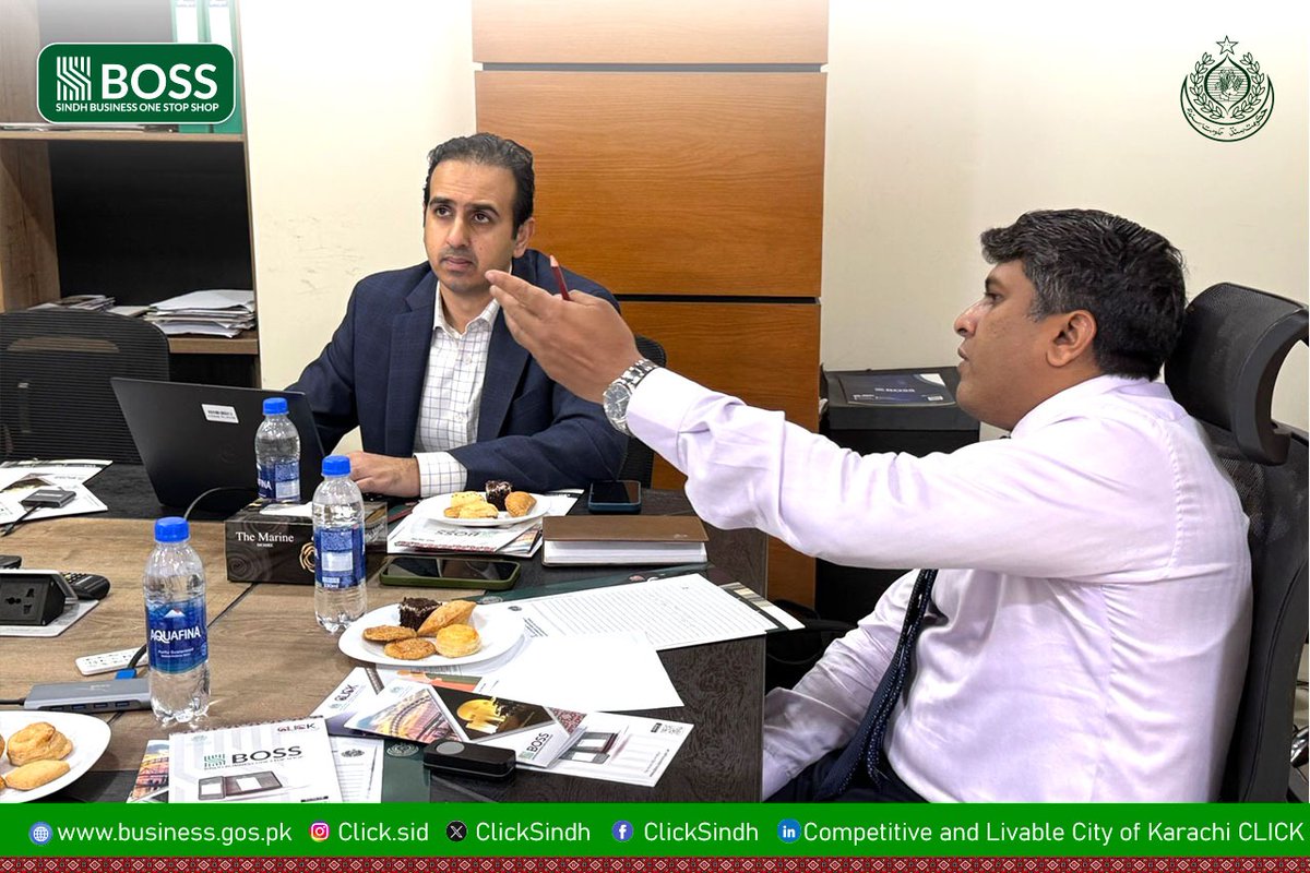 ClickSindh's tweet photo. The SBOSS team held  a mid-review meeting with the World bank to assess progress, highlight achievements, and discuss the continued success of the SBOSS initiative. https://t.co/yibpcoJUYX