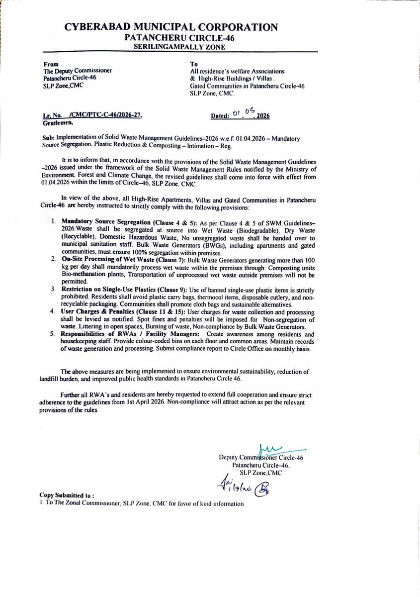 Tellapur Neighborhood Association - TeNA tweet media