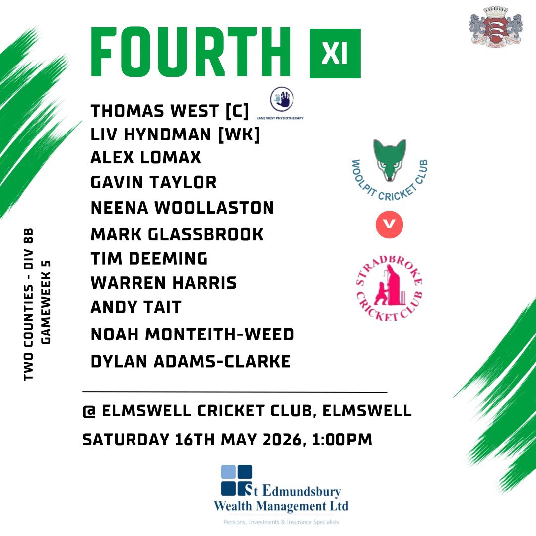 Woolpit CC tweet media