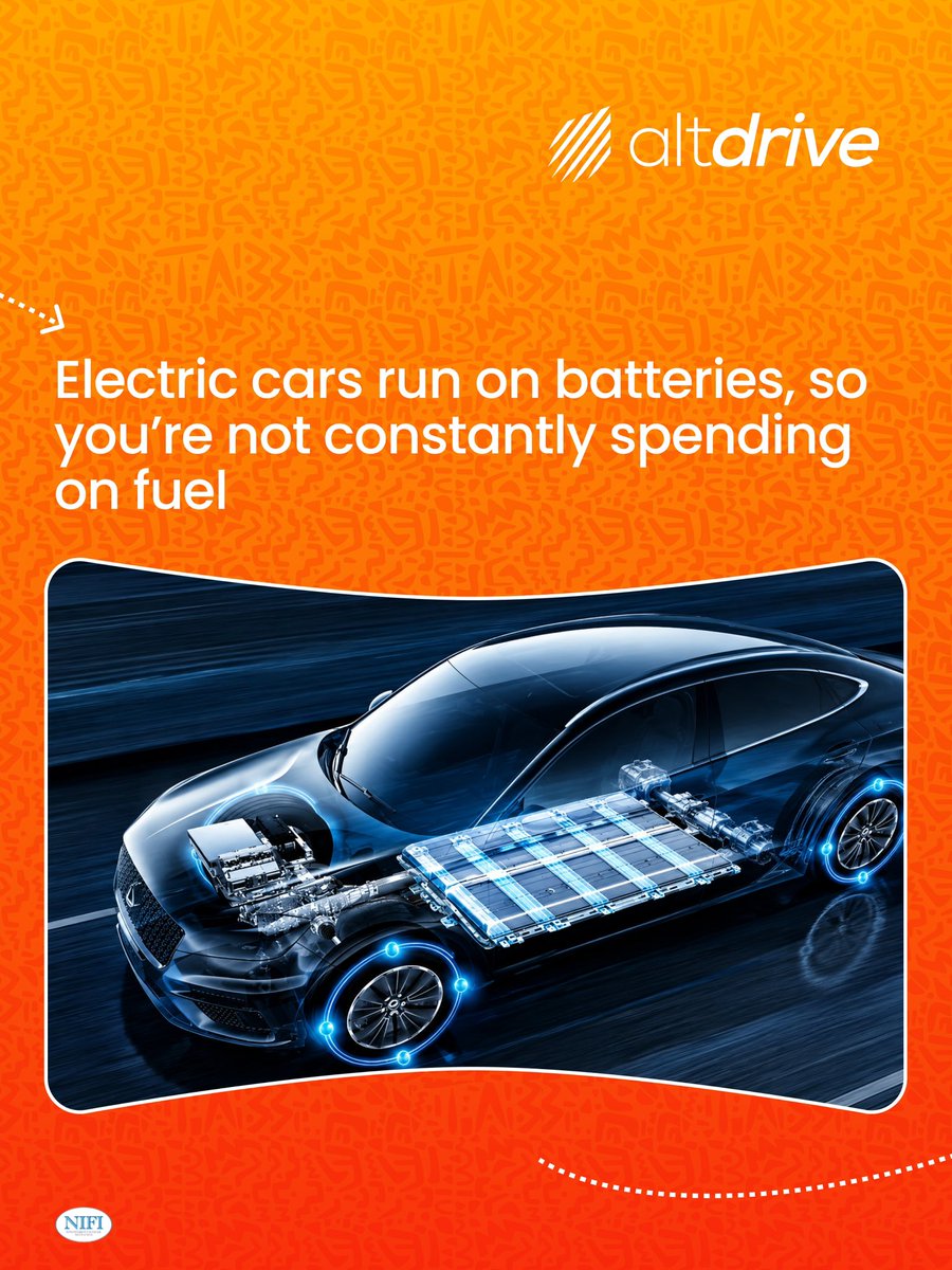 altdriveng's tweet photo. From lower fuel costs to less maintenance stress, EVs come with real long-term benefits.

Click the link in bio to get an EV of your choice and pay later.

#AltDrive #ElectricVehicles https://t.co/w7ogxuN2WV