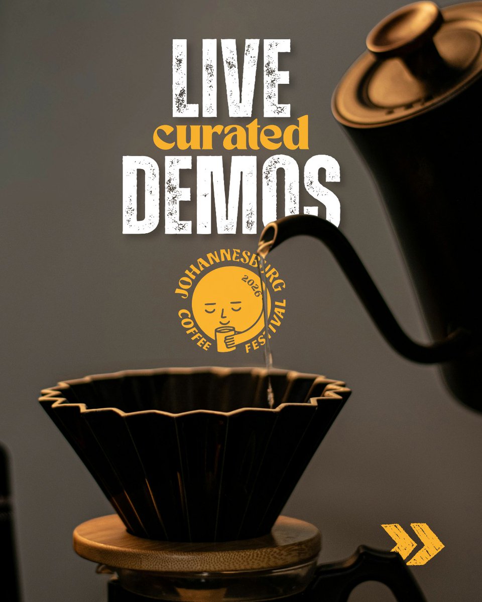 FourwaysMall's tweet photo. Coffee lovers, this one’s for you☕️

The Fourways Mall Coffee Festival is brewing up a weekend dedicated entirely to caffeine culture and everything that comes with it. From speciality roaster villages and premium brew tools to live demos showcasing the latest coffee equipment, it’s a deep dive into how your favourite cup comes to life.
Beyond the coffee, expect a full sensory experience: artisan bakes and patisserie, craft beer and wine, street food stalls, and live music setting the rooftop vibe.

📍 Fourways Mall Rooftop Parking (Level 7A & B)
📅 29–31 May
🎟 Tickets available via iTickets

A weekend of flavour, craft, and atmosphere — all in one place.

#FourwaysMall #CoffeeFestival #CoffeeLovers