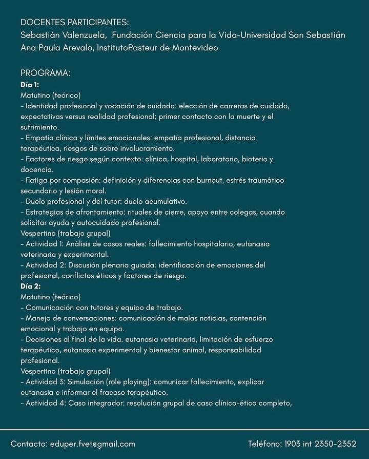 Secretaría Estudiantil - Veterinaria UDELAR tweet media
