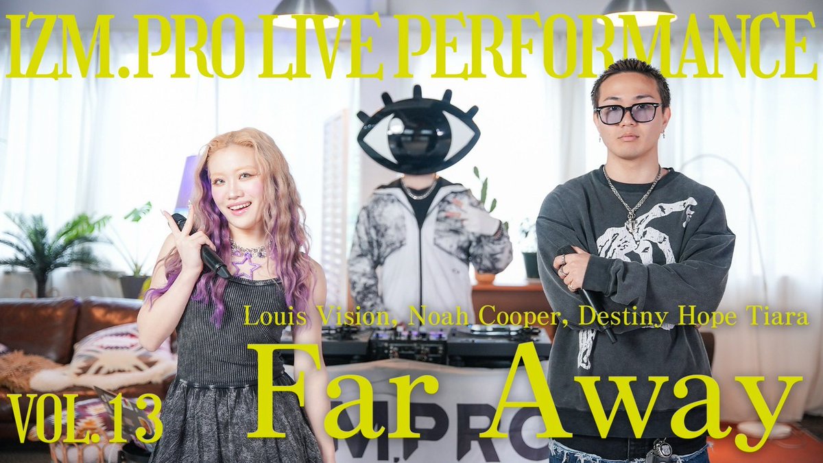LouisVision_jp's tweet photo. 【本日公開】
「Far Away」https://t.co/aOE83i7atJ Live Performance公開されました！！！
ぜひチェックしてね！👁️‍🗨️🔥

▼動画
https://t.co/kR5hMa7DfY

@IZM_pro_ 
@noahcooper_p 
@DestinyHopeTia https://t.co/v1YkXUXh4H