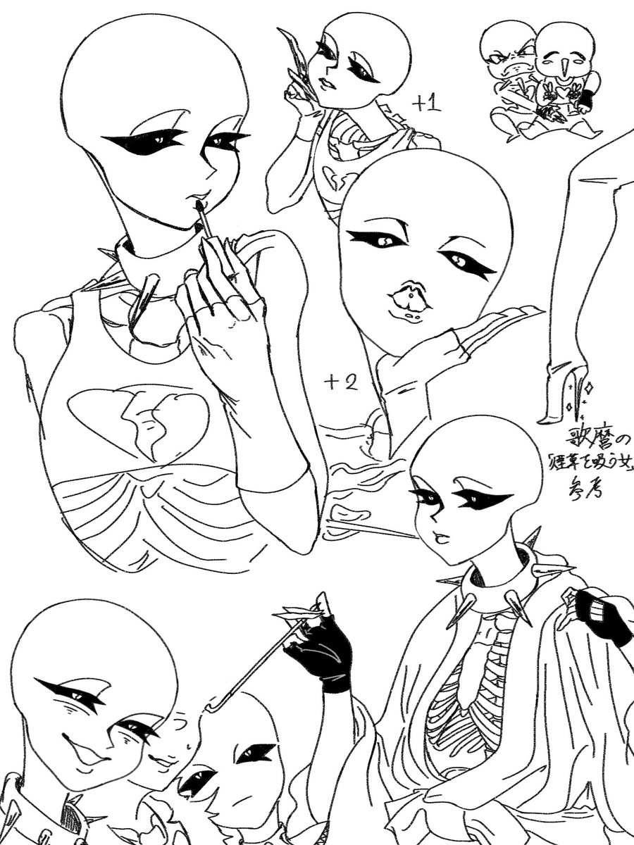 teritya_02's tweet photo. #NightmareSans
#lustsans 
#felllust
#undertaleau 
最近の落描き達 https://t.co/JCT4ClO82h