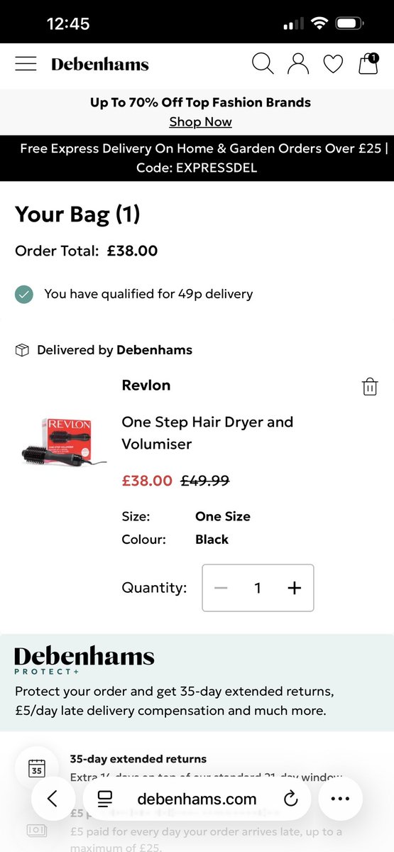 stacey_dolly's tweet photo. @Debenhams you qualify for 49p delivery your total is £38 however when payment went through you added on a £15 delivery fee and charged me £52.99! Please please stay away from this company absolute thieves! https://t.co/Oc4BS3jGs8