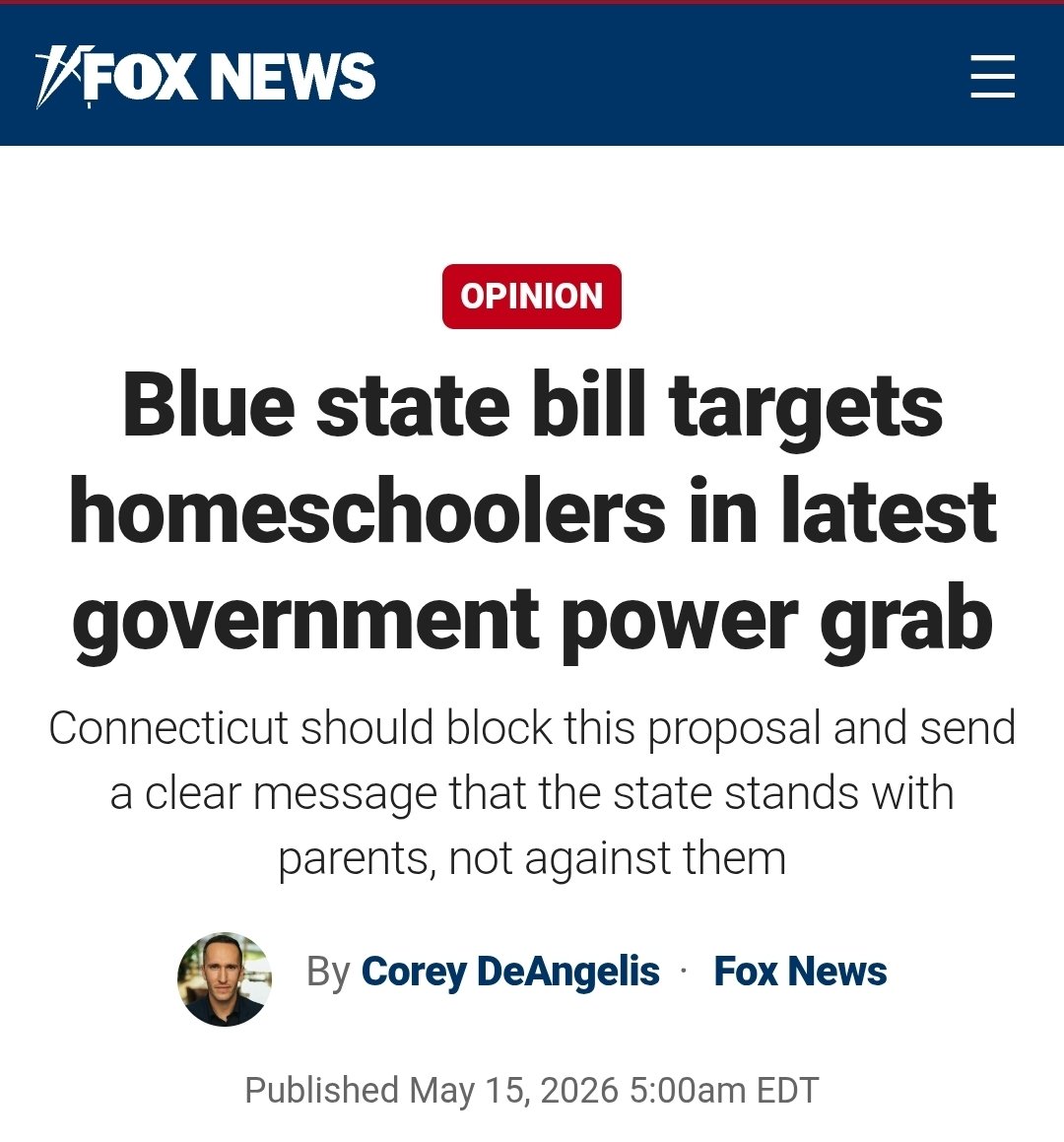 Corey A. DeAngelis, school choice evangelist tweet media