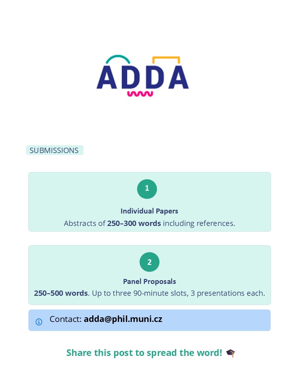 AddaConference's tweet photo. Pleased to announce ADDA6 Conference 💫 https://t.co/brkhgSkfzI