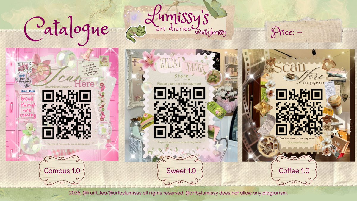 kindly @ aft dm, @artbylumissy—! tweet media