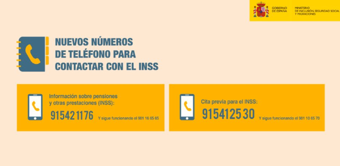 info_TGSS's tweet photo. El Instituto Nacional de la Seguridad Social y la Tesorería General de la Seguridad Social son entidades distintas

👁️Si necesitas información y gestión de cita previa para pensiones y otras prestaciones estos son los teléfonos del INSS
También puedes contactar con @incluinfo https://t.co/TWRgedMF3D