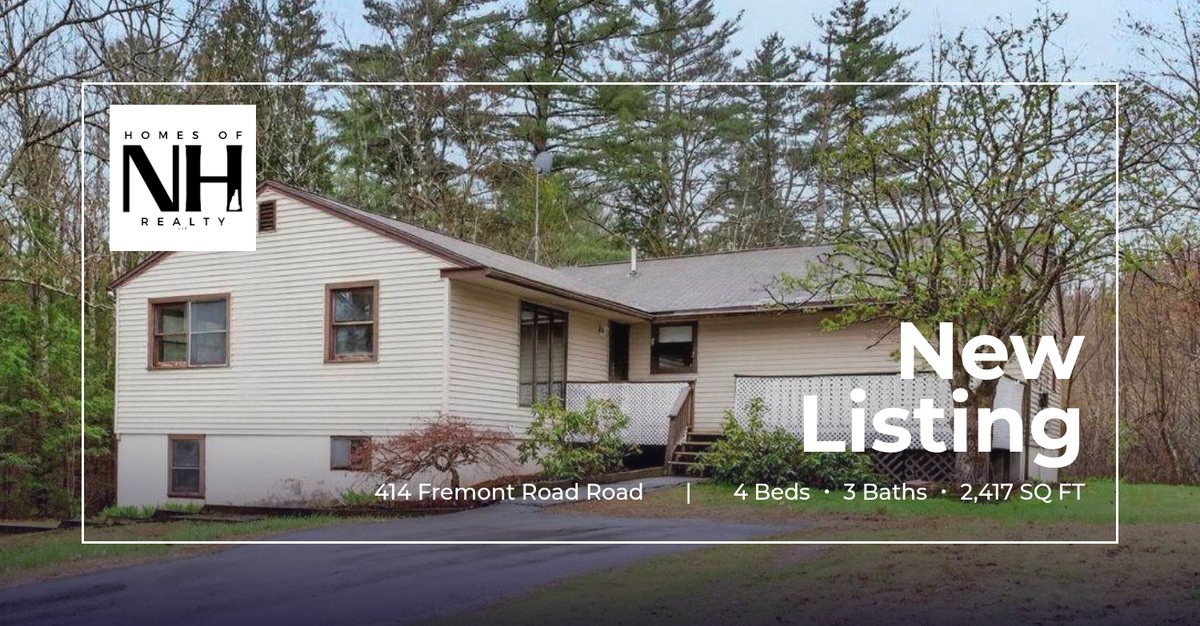 HomesofNH's tweet photo. 📍 New Listing 📍 Take a look at this fantastic new property that just hit the market located at 414 Fremont Road Road in Chester. Reach out here or at (603) 437-4447 for more information

Cheryl Waitt https://t.co/RsEsMnWjQl https://t.co/lgFgsVSAjp