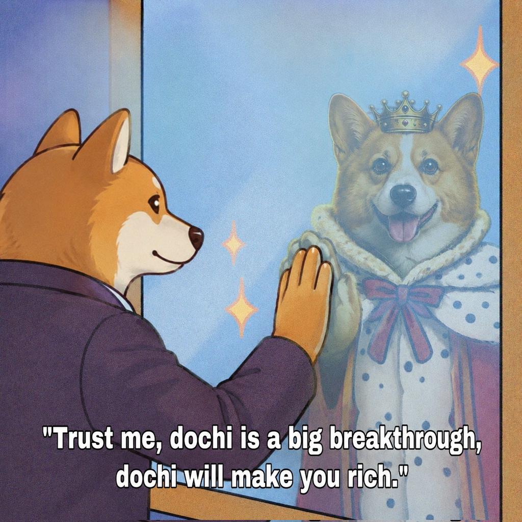 Komeng554's tweet photo. "Trust me, dochi is a big breakthrough, dochi will make you rich" @dochiinu 
#DOCHI https://t.co/sRUWGEymV6