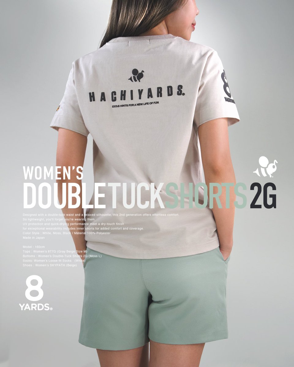 Women's DoubleTuck Shorts 2G」 近日オンラインに登場します💨 ドライ