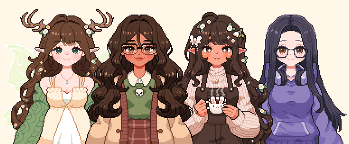 minisunnyworld's tweet photo. Pixel girls✨ https://t.co/lK9g2XlfgX