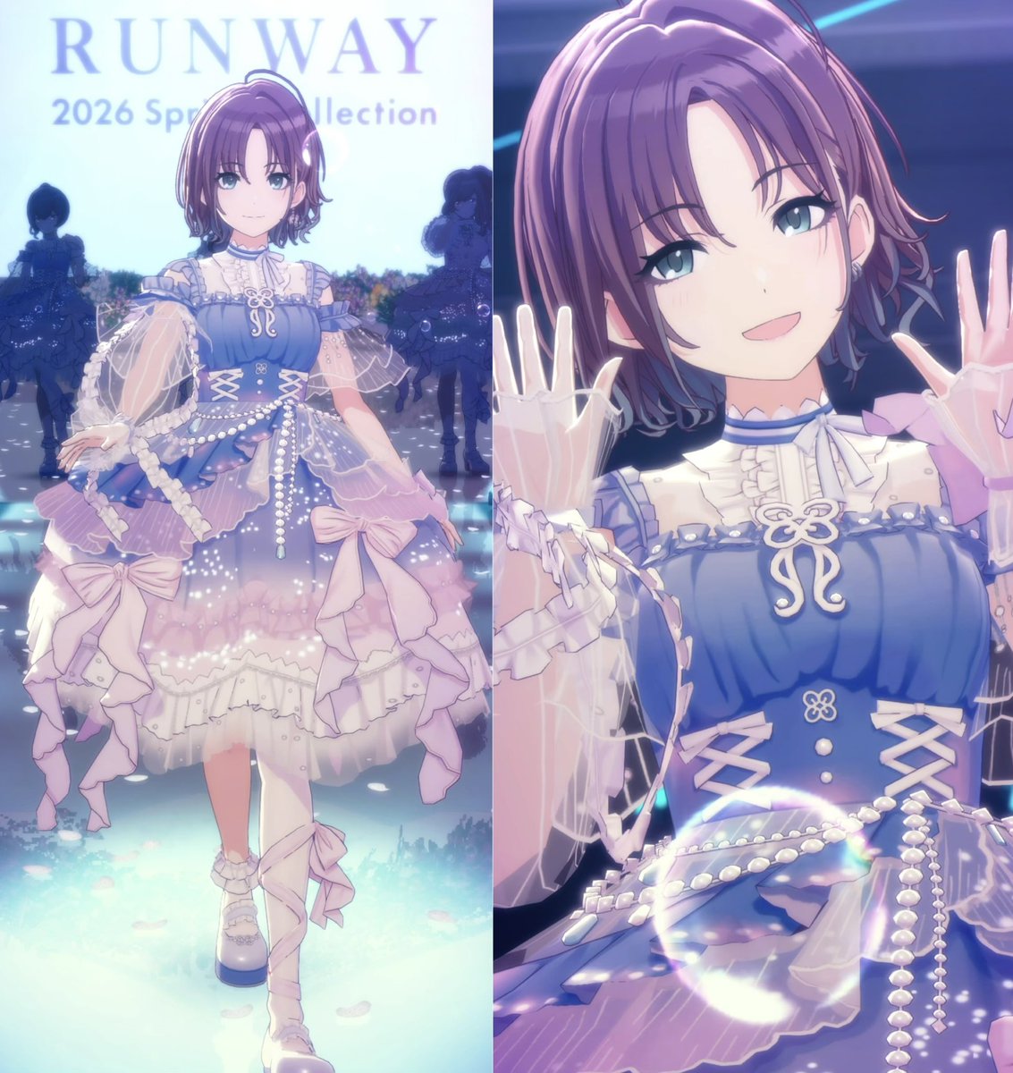 シャイニーランウェイで撮影！ クラゲ衣装の透かわいすぎる