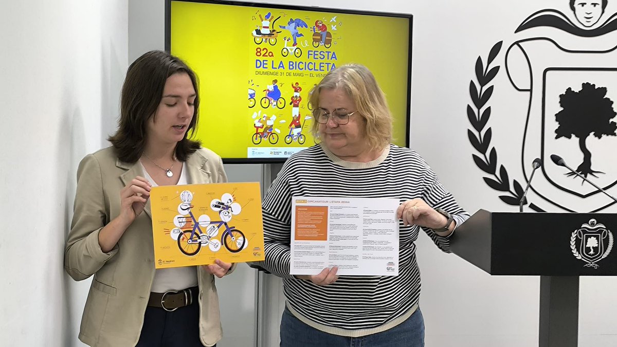 elvendrell_cat's tweet photo. 🚴 La 82a Festa de la Bicicleta del Vendrell ve carregada de sorpreses pel pas del Tour pel municipi
https://t.co/ggyNGgirHv
#elVendrell #Festes #FestaBicicleta https://t.co/GGGzolHCTq