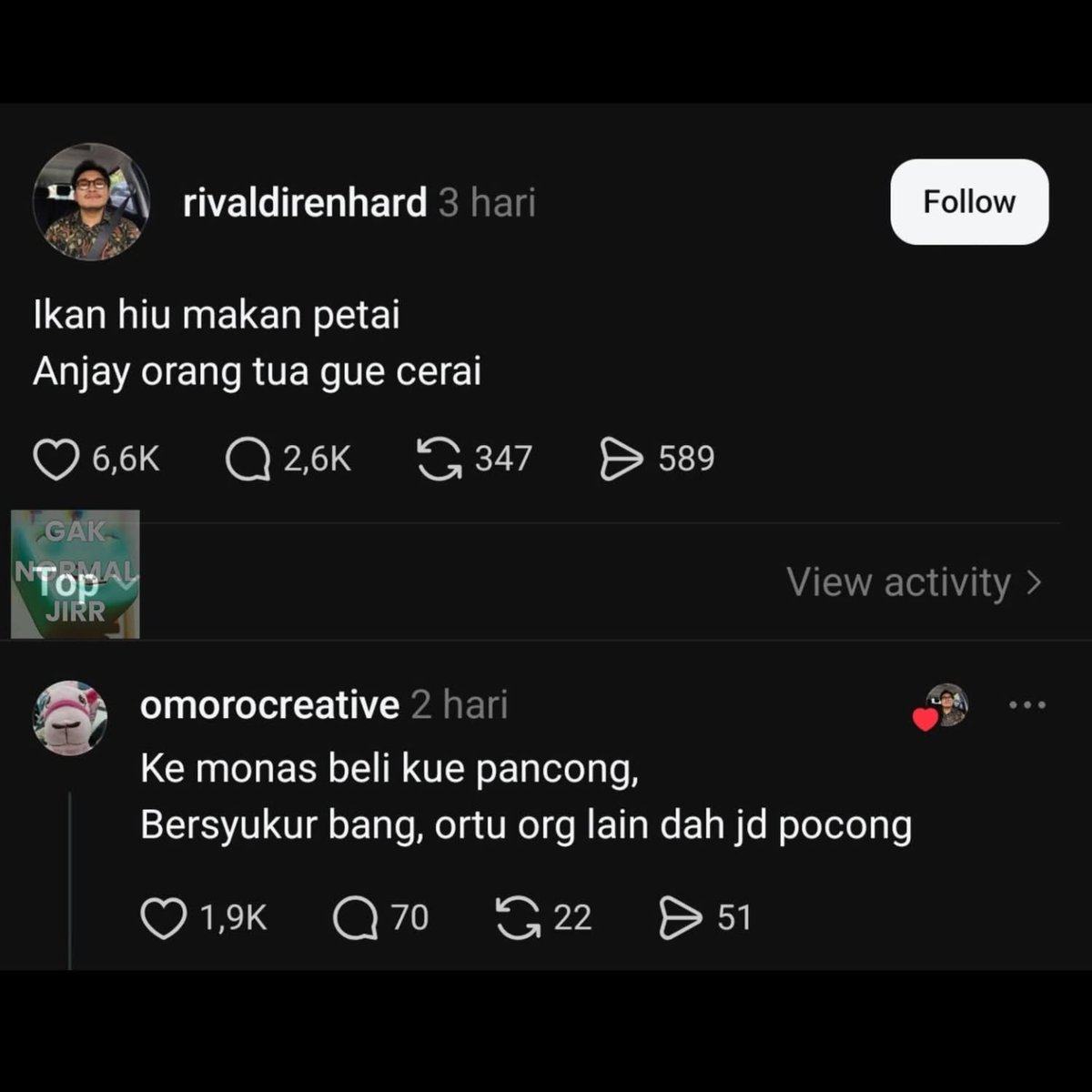 Ketawa itu GRATIS 🛩 tweet media