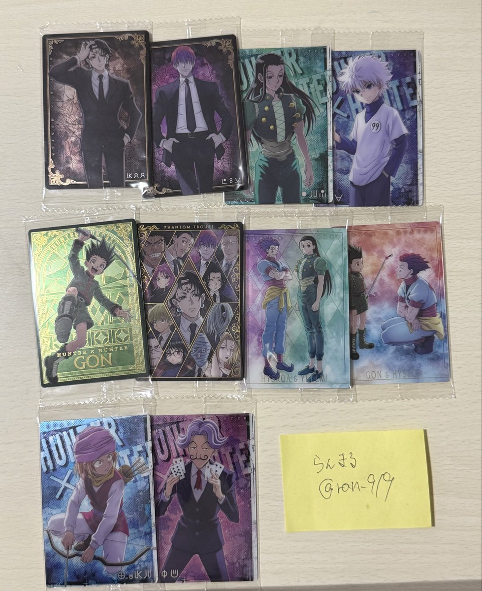 ran_919's tweet photo. 交換
HUNTER×HUNTER イタジャガ

譲 画像のもの

求 今段SP>Nクラピカ 3段SPクラピカ
    マチ 友人分シャルナーク  各1

・上段ご希望の方は下段から同数お迎えしてくれる方優先
・マチ、シャルナークはクラピカを含むお取引のみ対応
・纏めての方優先

気軽にお声かけください。 https://t.co/M7rm4KHDXT