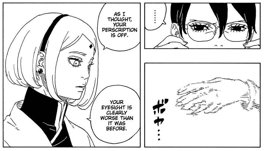 vortexgodd's tweet photo. Is Sarada really going to have Byakugo? 😶‍🌫️

#BORUTO #BorutoTwoBlueVortex https://t.co/XCJURGHy3T