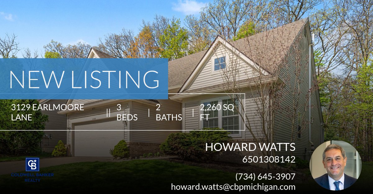 howardus's tweet photo. 📍 New Listing 📍 Take a look at this fantastic new property that just hit the market located at 3129 Earlmoore Lane in Ann Arbor. Reach out here or at (734) 645-3907 for more information

Contact me for all your real estate needs... https://t.co/yl5AUOZZKA https://t.co/mxeawHhK5r