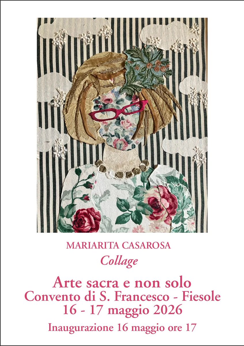 pennaeblognotes's tweet photo. penna e blog-notes: Segnalazione: sabato 16 maggio Mariarita Casarosa ... https://t.co/K018Xtw0aC https://t.co/k0If1iJhuH