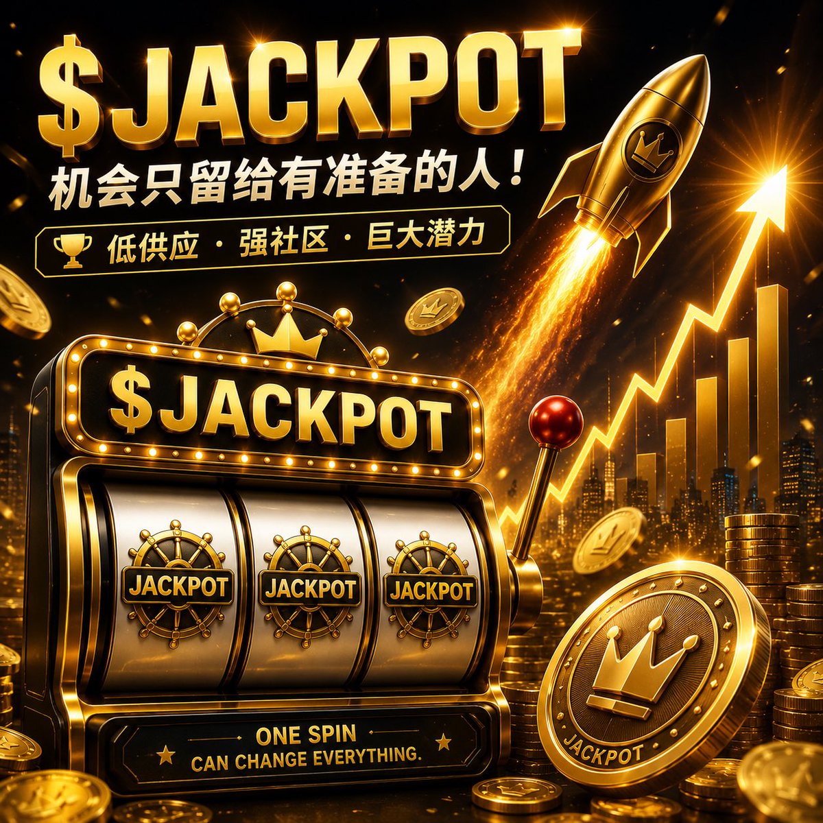 dmtjackpot's tweet photo. 🎰 $JACKPOT 的故事，才刚刚开始。

真正稀缺的资产，
从来不会长期被低估。

越来越多的人开始注意到 DMT，
而 $JACKPOT 正站在这场浪潮的中心。

低供应。强共识。巨大潜力。 🚀🔥 https://t.co/kSKgirnz1e