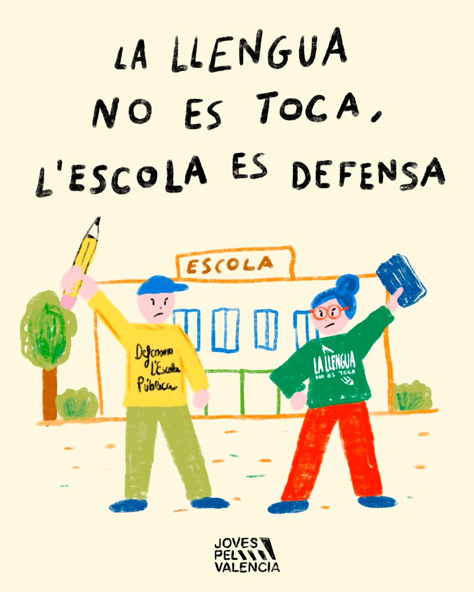 JovesXValencia's tweet photo. El professorat va a la vaga indefinida, però la lluita no és només seua.

Com a joves, no ens podem quedar mirant. https://t.co/V8H40DyZ68
