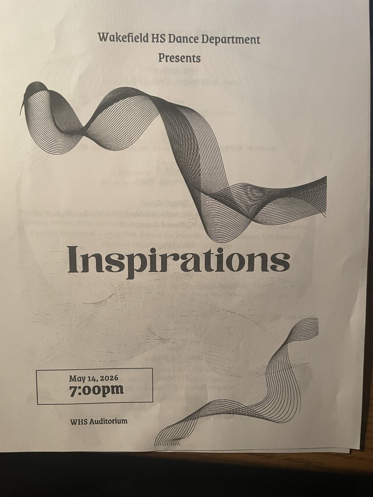 RealCCain's tweet photo. Great job @WakefieldHS Dance students. I really enjoyed the show. My emotions were on a roller coaster from feeling all the feels to dancing 💃 in my seat. https://t.co/XHKRB72zYZ