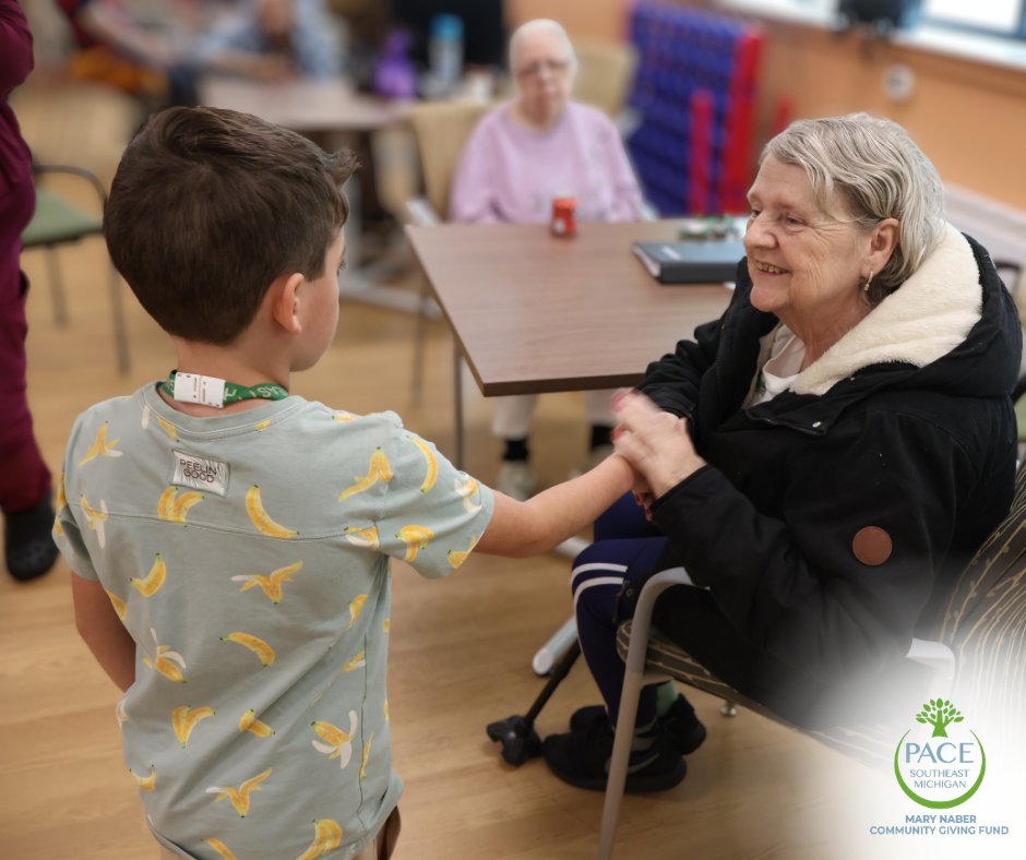 PACESEMI's tweet photo. What makes a good day? 💙

A 7-year-old asked older adults at PACE Southeast Michigan that simple question this month.

Now through May, all gifts will be matched up to $2,500 by Donna &amp; James Emch.

Donate today: https://t.co/MJoz5A6J6a https://t.co/6Yaa1fyrHc