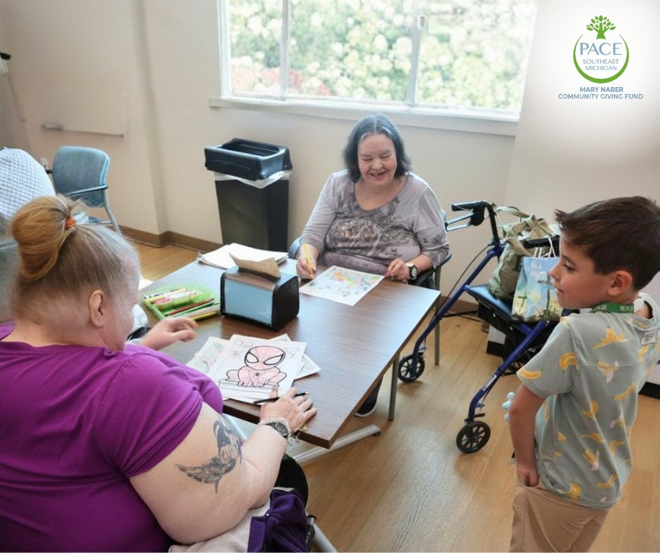 PACESEMI's tweet photo. What makes a good day? 💙

A 7-year-old asked older adults at PACE Southeast Michigan that simple question this month.

Now through May, all gifts will be matched up to $2,500 by Donna &amp; James Emch.

Donate today: https://t.co/MJoz5A6J6a https://t.co/6Yaa1fyrHc