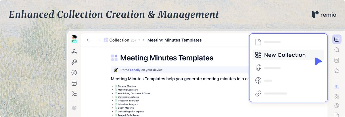 remio - Agent with Your Context tweet media