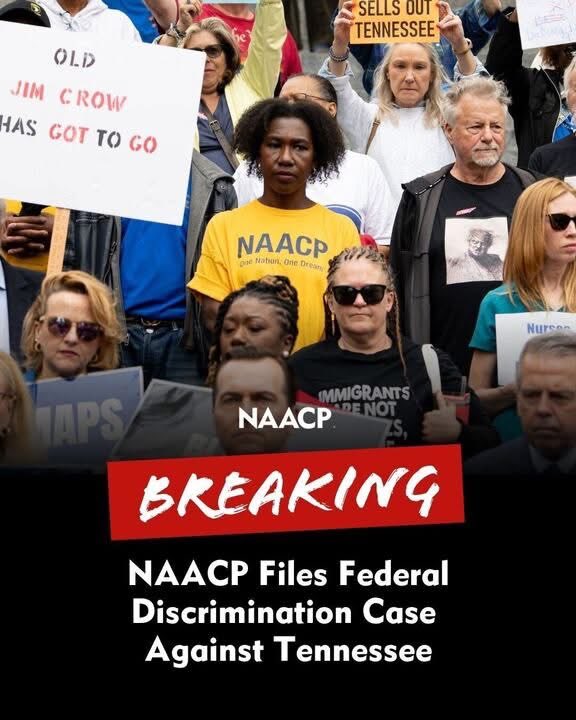 minaacp's tweet photo. The NAACP and a coalition of civil rights and community organizations, filed a federal lawsuit challenging Tennessee’s newly enacted congressional map.

We’re fighting to protect our voting rights and ensure our communities are fairly represented. https://t.co/N5UcQLoqa4 https://t.co/RZcWoJmDEi