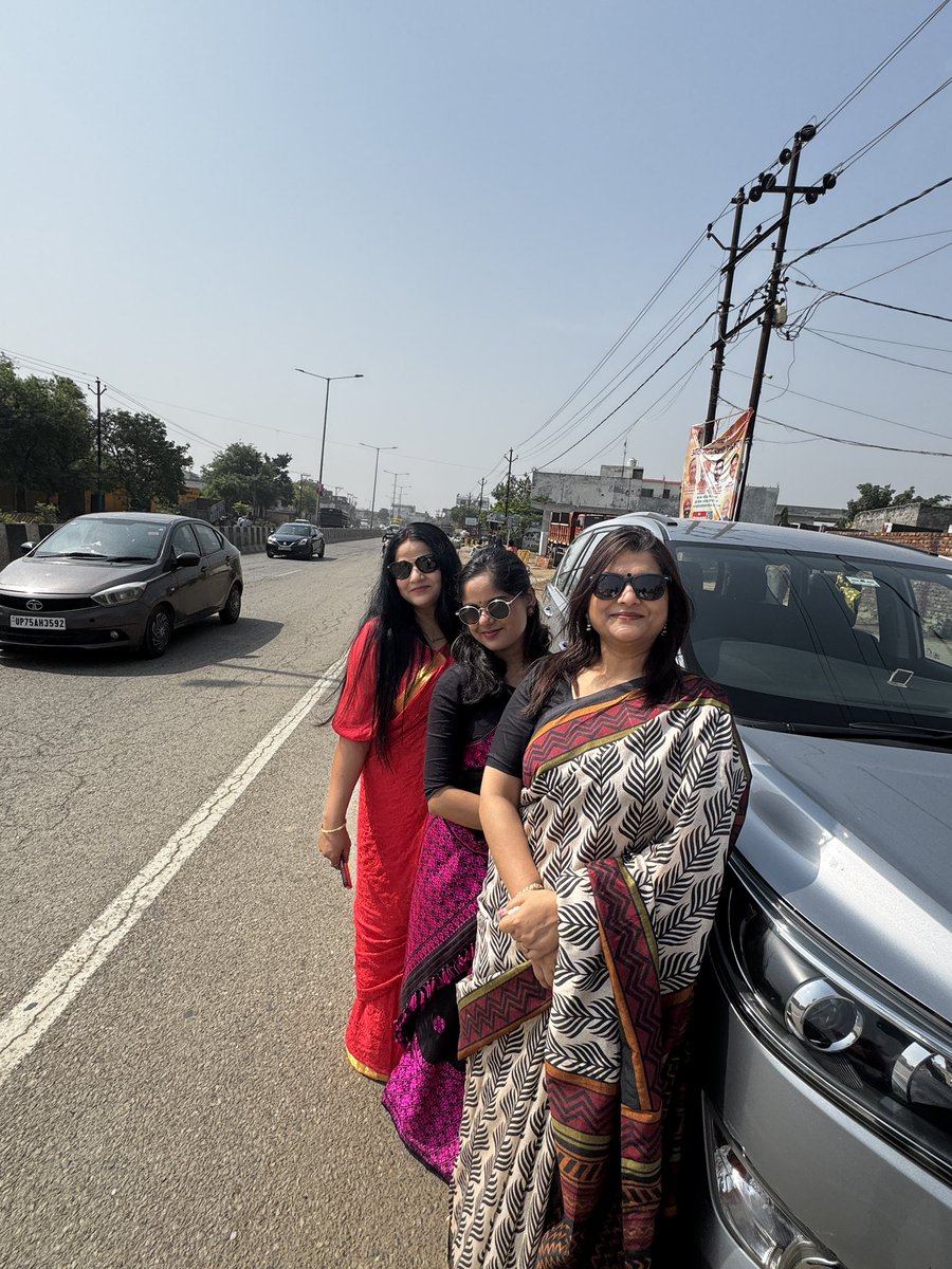 GreyMattersPR's tweet photo. Our तीन देवियां, one road trip and a day full of hustle & stories ~ that’s how May 14 turned out for us. सुंदर, यादगार, एक कदम और…

This date has a special place in our journey. Our first regional agri consultation, after the grand success of National Sustainable Agri Summit & Awards 2024, began in Bhopal on this very day. This year, it brought us to Baraut, Uttar Pradesh.

Between the long drive, tweaking press releases, coordinating with speakers, endless laughter, quick photo stops, chai breaks and all those little moments that make work trips so memorable, we couldn’t resist pausing for a click at Janata Vedic College. Its 250‑bigha campus, with a beautiful heritage building, made the perfect backdrop.  

Tired, happy and grateful. 🙏

As we continue our journey, we often pause to give our gratitude to poet Kumar Dushyant, whose words we’ve embraced as ग्रेमैटर्स का living जज़्बा - 

कैसे आकाश में सूराख़ नहीं हो सकता,
एक पत्थर तो तबीयत से उछालो यारो।

@navneetanand
@PoojaGrey @pragyaranjan1 @tiwarirsh @Dnandy2025