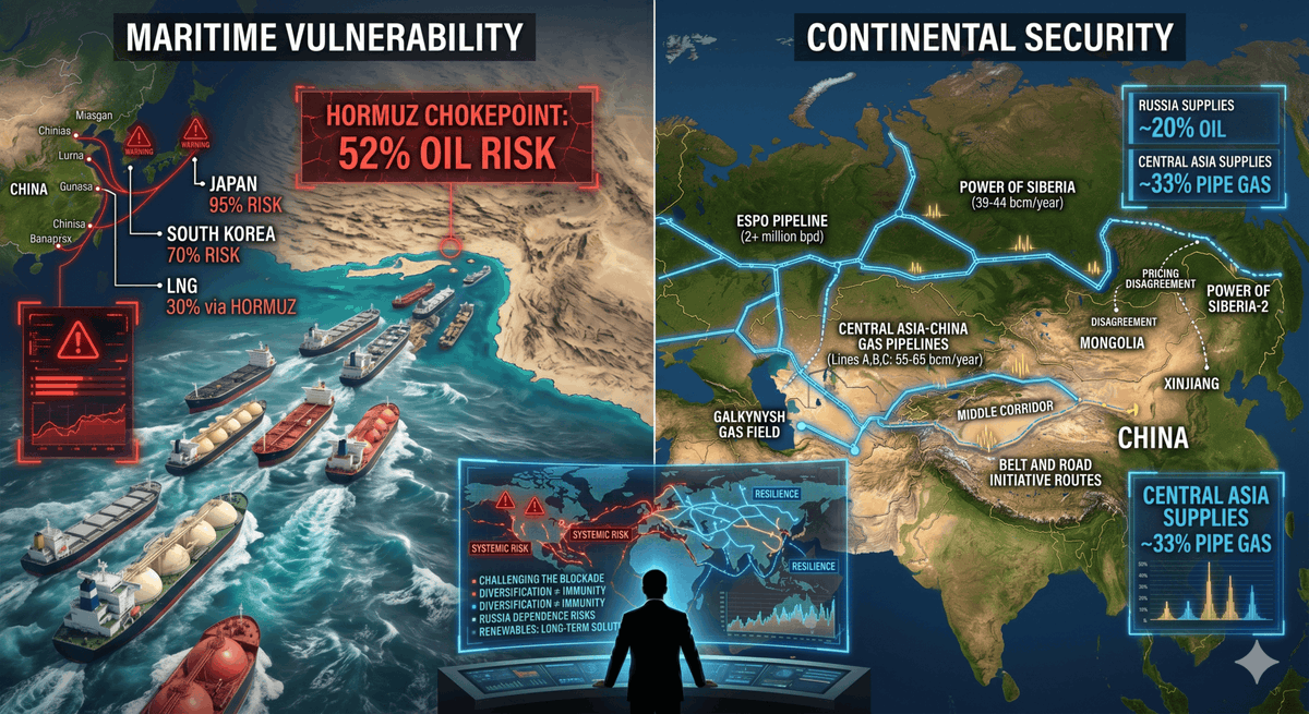 AzThinktanks's tweet photo. Hormuz Blockade Pushes China Toward Continental Energy Suppliers and Overland Routes
https://t.co/plvRAST38i https://t.co/6nUI5s30LO