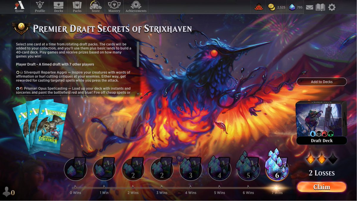 PlayALSPass's tweet photo. My first ever 7-2 on arena draft, P1P1 dawning archaic then into removal soup. Found a pack 3 sundering archaic to shore up soup mirrors 😁

Been learning to draft in general to prepare for fab nationals again and I'm starting to fall in love with limited #MTGSOS https://t.co/h7JLlsjQUE
